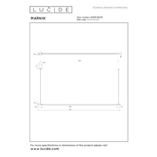 Lámpara colgante LED Marnik (24W)