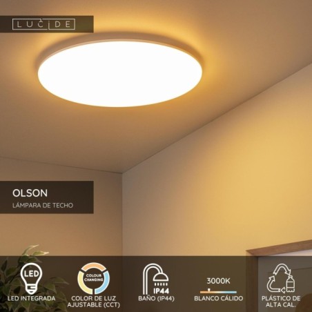 Plafón de techo para baños LED Olson (45W)