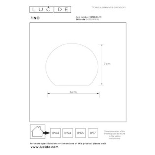 Sobremesa de exterior LED Pino (1W)