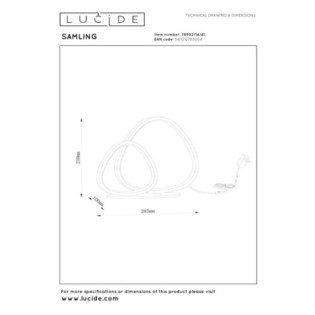 Lámpara de mesa LED Samling (16W)
