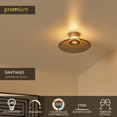Plafón de techo LED Santiago (10W)