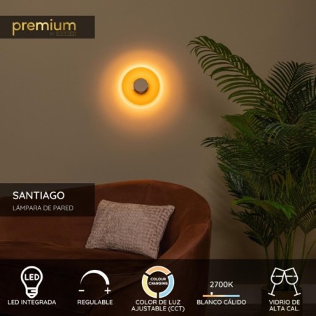 Aplique de pared LED Santiago (10W)
