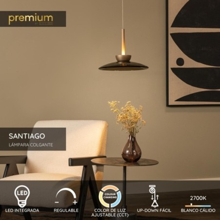 Lámpara colgante LED Santiago (16W)