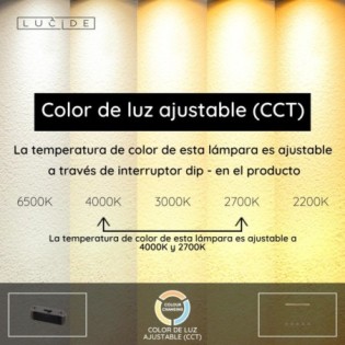 Lámpara colgante LED Santiago (5x10W)