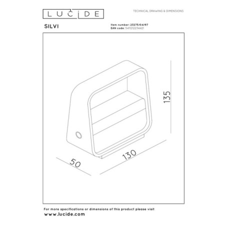 Aplique de pared LED Silvi (3.7W)