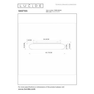 Plafón de techo LED Sketes (24W)
