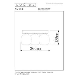 Plafón de techo LED Tamino (3x5.6W)