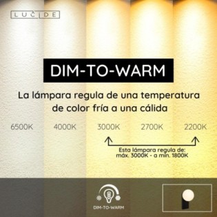 Aplique de pared para baños LED Tassa (10W)
