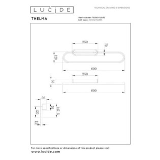 Aplique de pared LED Thelma (24W)
