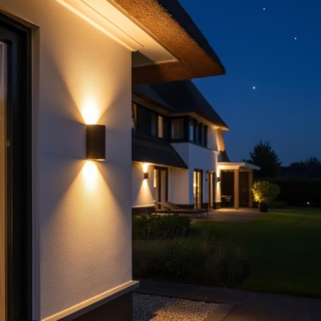 Aplique de exterior LED York (4x1.2W)