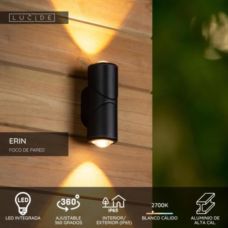 Aplique de exterior LED Erin (2x5W)