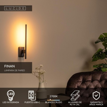 Aplique de pared LED Finan (6W)