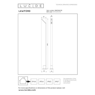 Baliza de exterior LED Lawford I (6W)