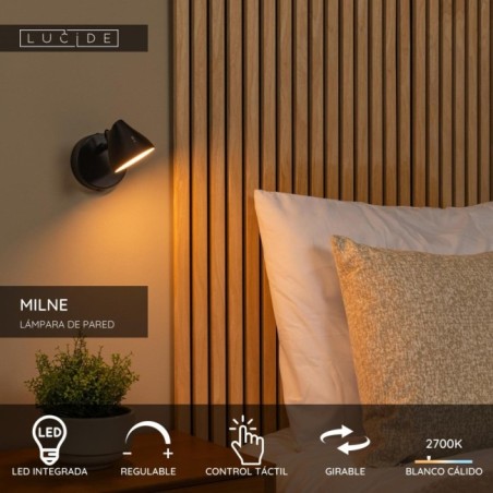 Aplique de pared LED Milne I (8W)