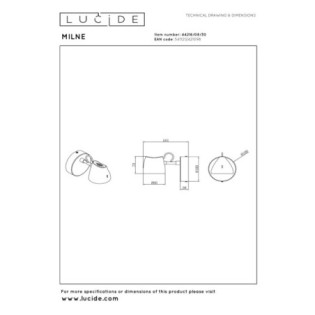Aplique de pared LED Milne I (8W)