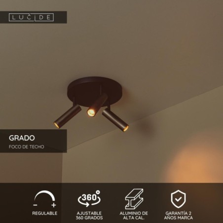 Plafón de techo Grado (3 luces)