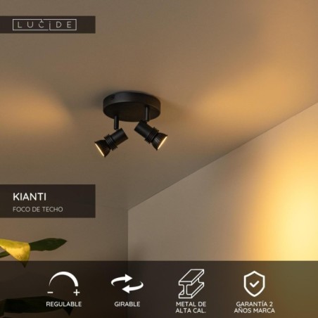 Regleta de techo Kianti (2 luces)
