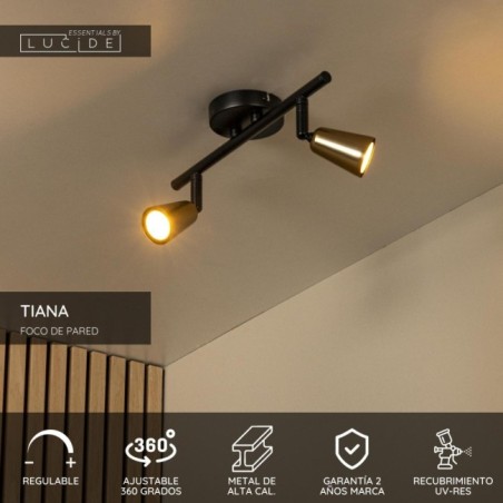 Aplique de pared Tiana (2 luces)