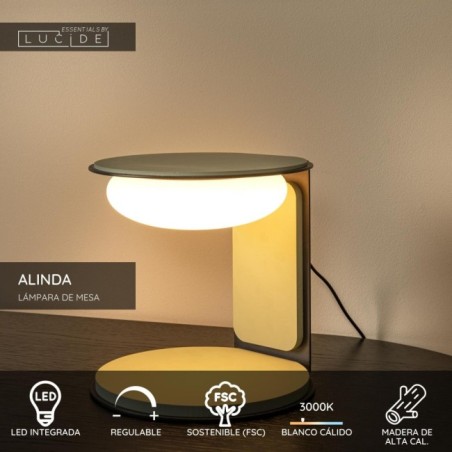 Lámpara de mesa LED Alinda Dim (9W)