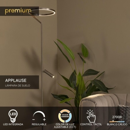 Lámpara de pie LED Applause CCT (25W)