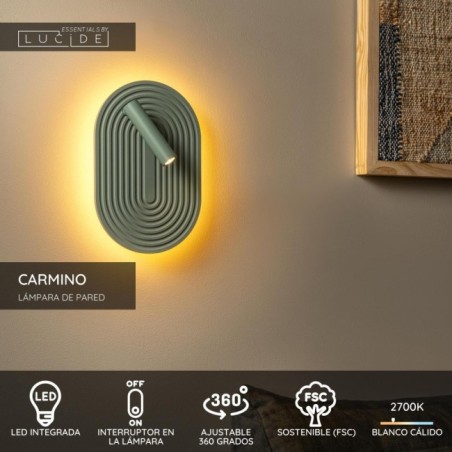 Aplique de pared LED Carmino (9.8W)