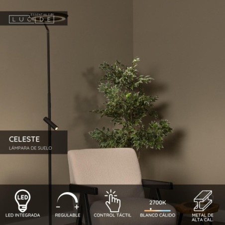 Lámpara de pie LED Celeste (21W)