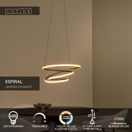 Lámpara de techo LED Espiral (40W)