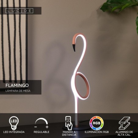 Lámpara de mesa LED Flamingo Dim RGB (5.5W)