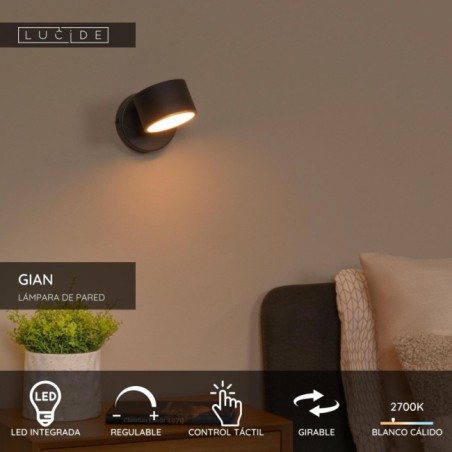 Aplique de pared LED Gian (9W)