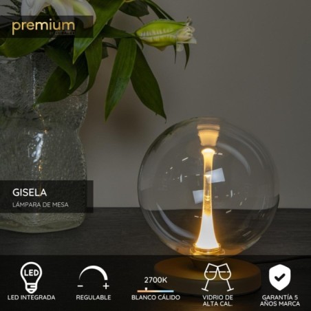 Lámpara de mesa LED Gisela (5W)