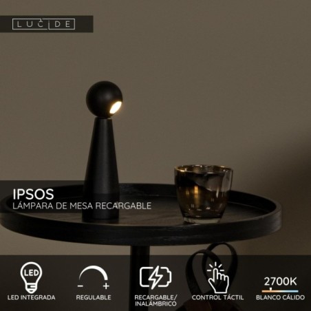 Lámpara de mesa LED Ipsos (3W)
