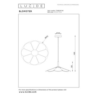 Lámpara de techo LED Blomster (9W)