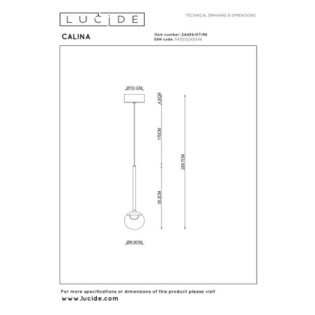 Lámpara de techo LED Calina CCT (7W)