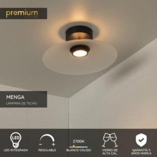 Plafón de techo LED Menga...