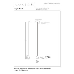 Lámpara de pie LED Equinox (26W)