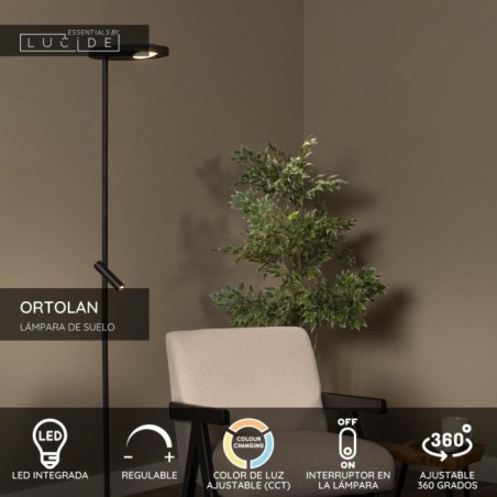 Lámpara de pie LED Ortolan (12W)