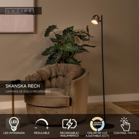 Lámpara de pie LED Skanska rech CCT (3W)