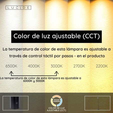 Lámpara de pie LED Skanska rech CCT (3W)