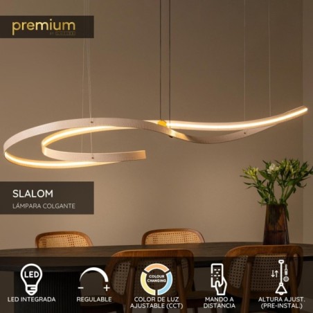 Lámpara de techo LED Slalom CCT (80W)