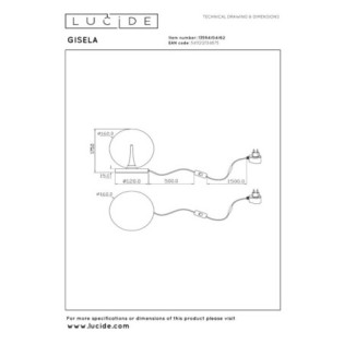 Lámpara de mesa LED Gisela (5W)