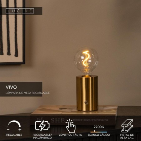 Lámpara de mesa LED Vivo (1W)