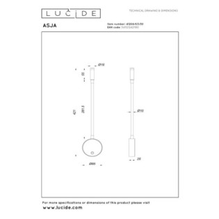 Aplique de pared LED Asja (3W)