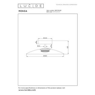 Plafón de techo LED Menga (11W)