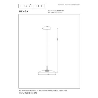 Lámpara de techo LED Menga (11W)