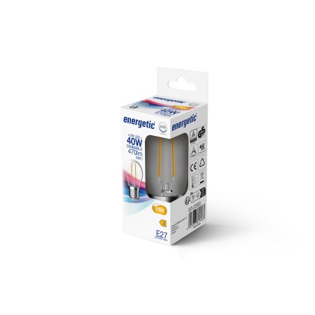 Bombilla LED E27 G45 2700K Dim (4.2W)