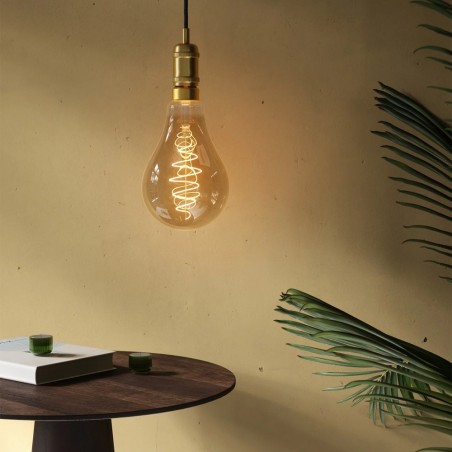 Bombilla LED E27 PS160 Deco Spiral 2200K Dim (7W)