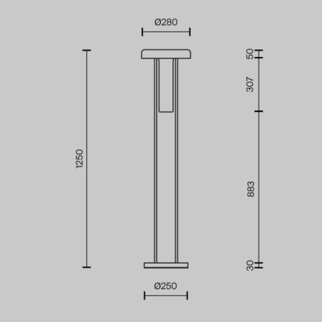 Lámpara de pie LED Ikebana (24W)