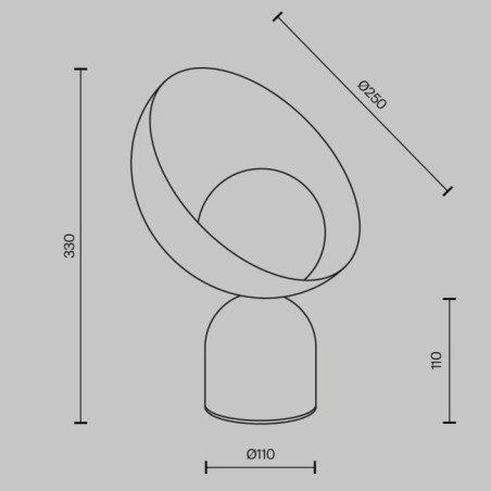 Lámpara de mesa TAVO II