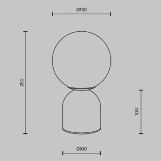 Lámpara de mesa TAVO