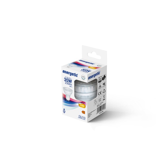 Bombilla LED GU10 PAR16 2700K (3.1W)